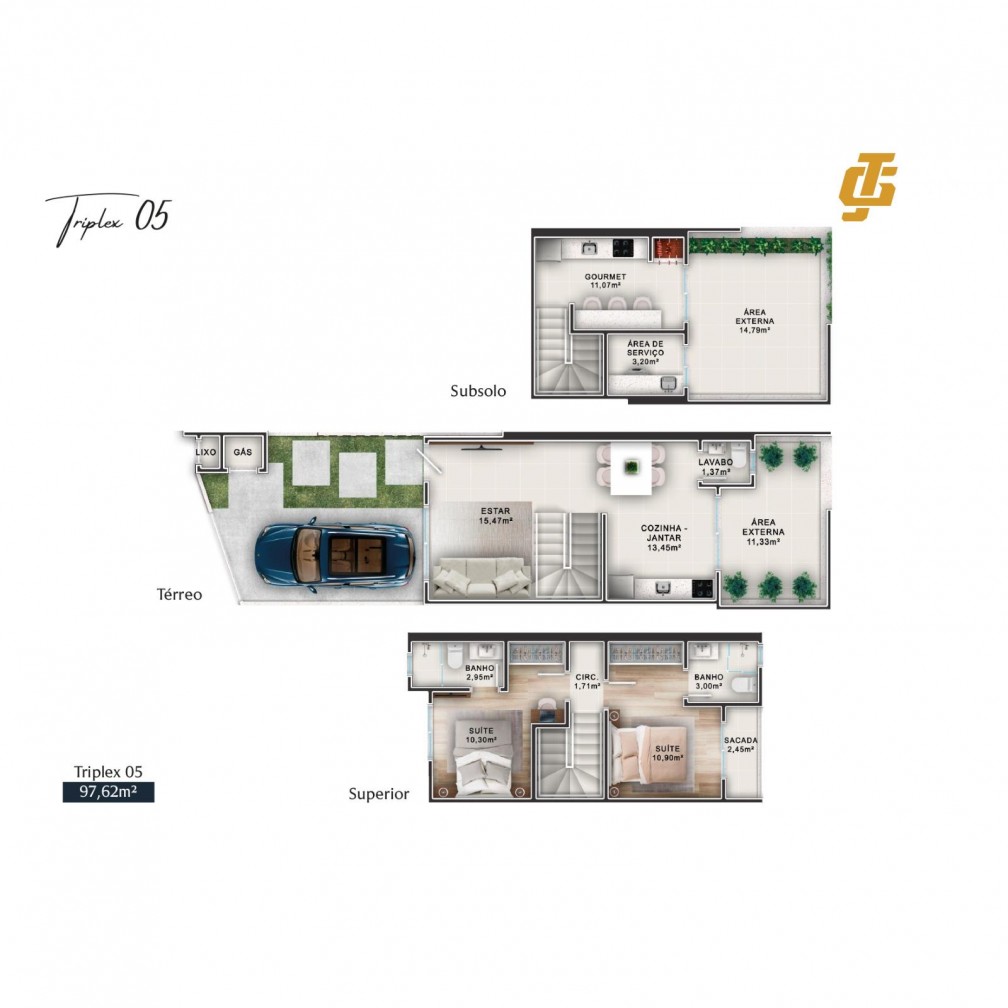 Apartamento à venda com 3 quartos, 108m² - Foto 15