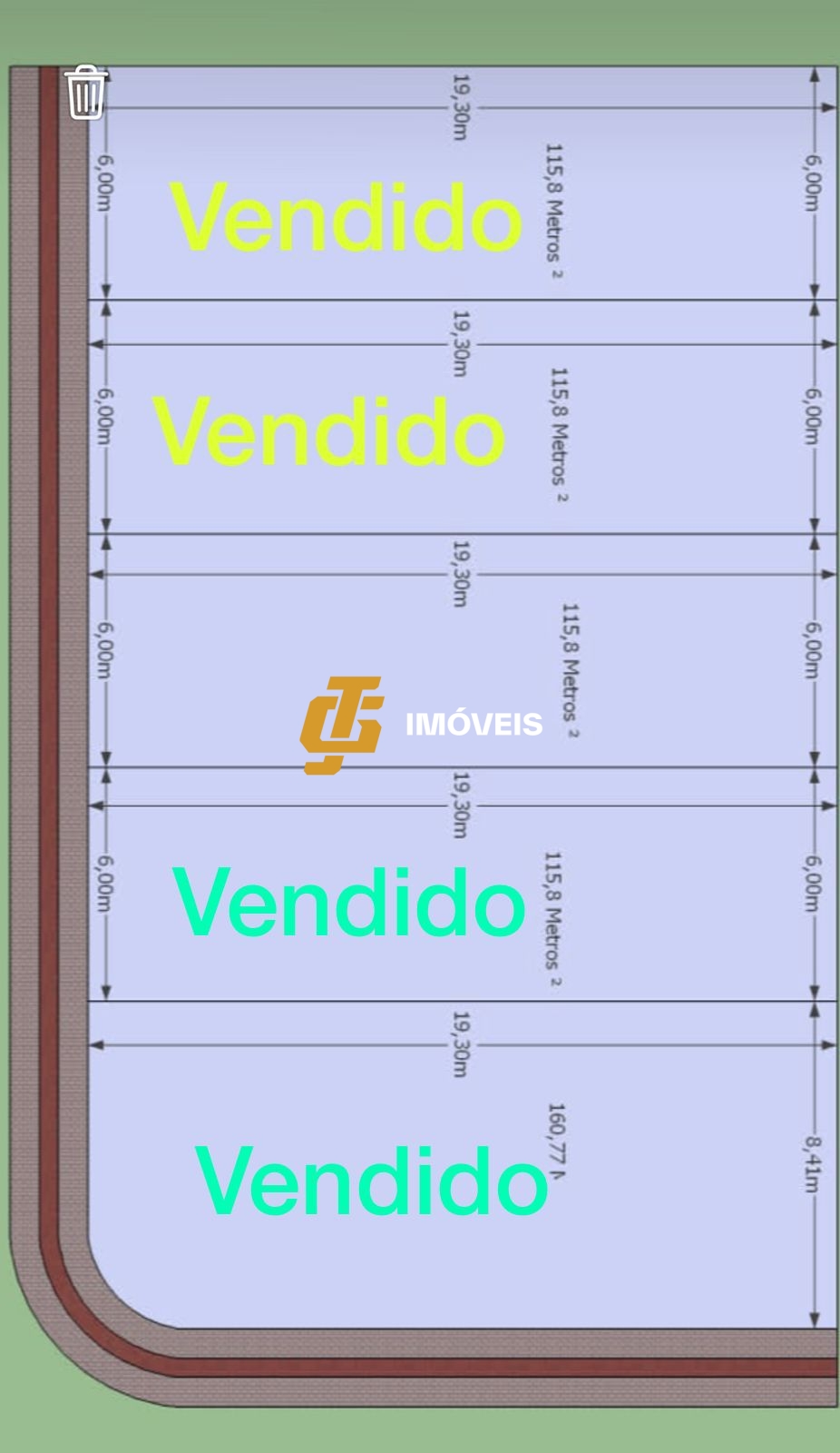 Terreno à venda, 126m² - Foto 1